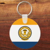 Vlag van San Jose, Californië Sleutelhanger (Voorkant)