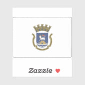 Vlag van San Juan, Puerto Rico Sticker (Vel)