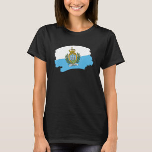 Vlag van San Marino 2 T-shirt