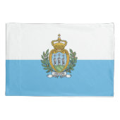 Vlag van San Marino Kussensloop (Achterkant)