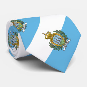 Vlag van San Marino Stropdas