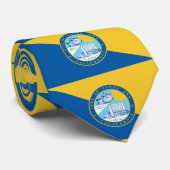 Vlag van Santa Ana, Californië Stropdas (Opgerold)