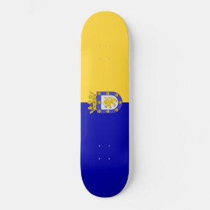 Vlag van Santiago (Chileense hoofdstad) Skateboard