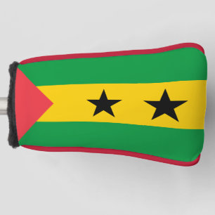 Vlag van Sao Tomé en Principe Golfheadcover