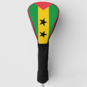 Vlag van Sao Tomé en Principe Golfheadcover