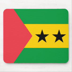 Vlag van Sao Tome en Principe Muismat