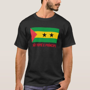 Vlag van Sao Tomé en Principe T-shirt