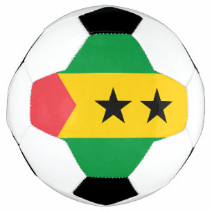 Vlag van Sao Tome en Principe Voetbal
