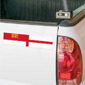Vlag van Sark Bumpersticker (Op Truck)
