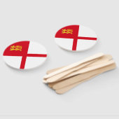 Vlag van Sark Handwaaier (Niet-gemonteerd)