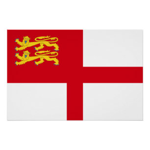 Vlag van Sark Perfect Poster