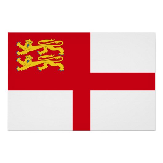 Vlag van Sark Perfect Poster (Voorkant)