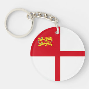 Vlag van Sark Sleutelhanger