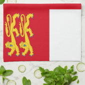 Vlag van Sark Theedoek (Gevouwen)