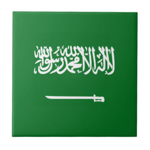 Vlag van Saudi-Arabië Keramische Tegels Tegeltje