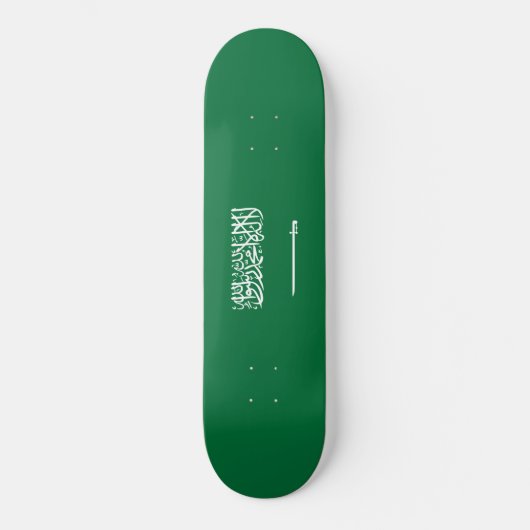 Vlag van Saudi-Arabië Skateboard (Voorkant)