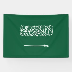 Vlag van Saudi-Arabië Spandoek