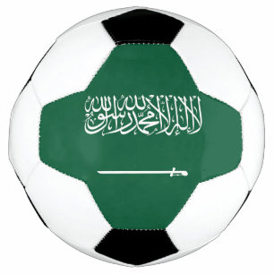 Vlag van Saudi-Arabië Voetbal