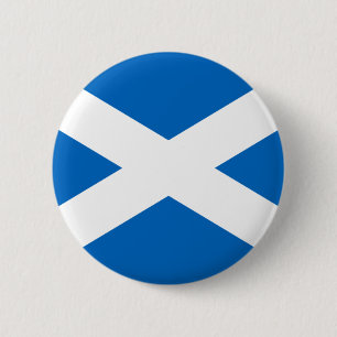 Vlag van Schotland - Bratach na h-Alba Ronde Button 5,7 Cm