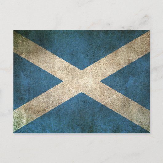 vlag van Schotland Briefkaart (Voorkant)