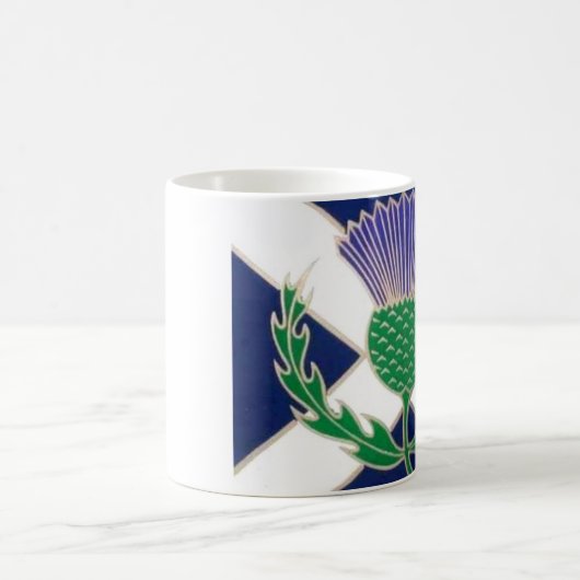 Vlag van Schotland en Thistle Koffiemok (Center)