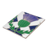 Vlag van Schotland en Thistle Tegeltje (Zijkant)