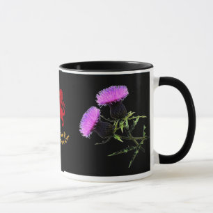 vlag van Schotland, Thistle flower and rews Mok