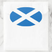 Vlag van Scotland Oval Sticker (Tas)
