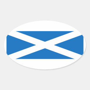 Vlag van Scotland Oval Sticker
