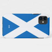 vlag van Scotland Saltire White op Blue St Andrews Case-Mate iPhone Case (Achterkant (horizontaal))