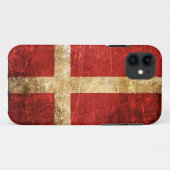  vlag van Scratched en Worn Case-Mate iPhone Case (Achterkant (horizontaal))