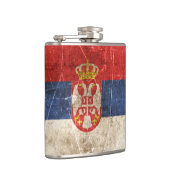 vlag van Servië Heupfles (Rechts)