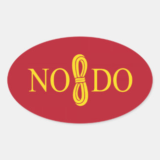 Vlag van Sevilla (Spanje) Ovale Sticker