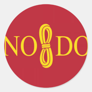 Vlag van Sevilla (Spanje) Ronde Sticker