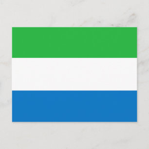 Vlag van Sierra Leone Briefkaart