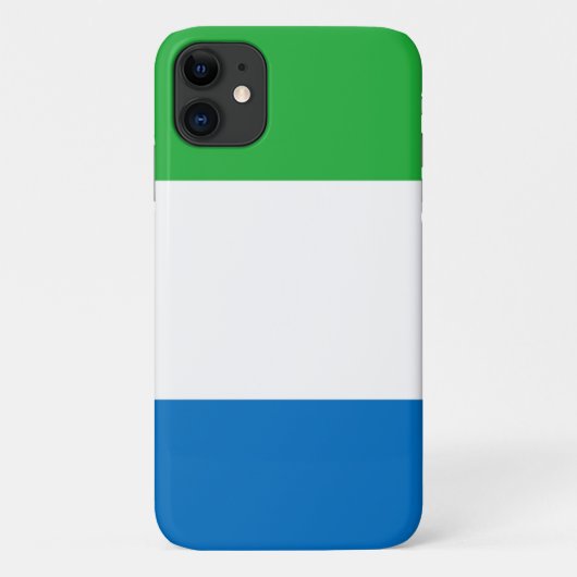 Vlag van Sierra Leone Case-Mate iPhone Case (Achterkant)