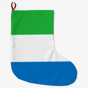 Vlag van Sierra Leone Grote Kerstsok