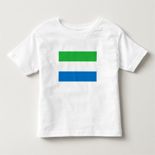 Vlag van Sierra Leone Kinder Shirts (Voorkant)