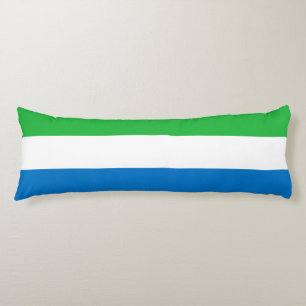 Vlag van Sierra Leone Lichaamskussen