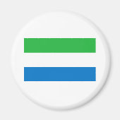 Vlag van Sierra Leone Magneet (Voorkant)