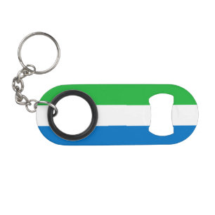 Vlag van Sierra Leone Mini Flessenopener
