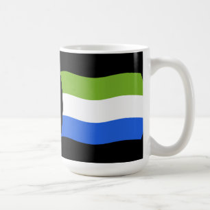 Vlag van Sierra Leone mok