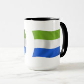 Vlag van Sierra Leone mok (Voorkant rechts)