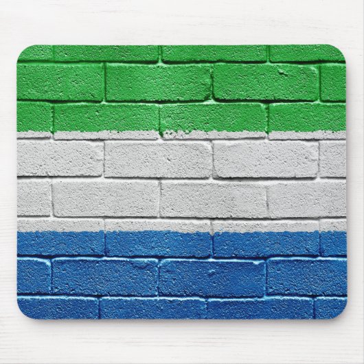 Vlag van Sierra Leone Muismat (Voorkant)