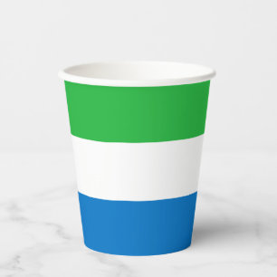 Vlag van Sierra Leone Papieren Bekers