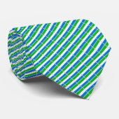 Vlag van Sierra Leone patroon Stropdas (Opgerold)