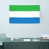 Vlag van Sierra Leone Spandoek (Beurs)