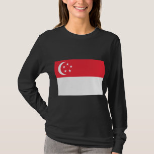 Vlag van Singapore T-shirt
