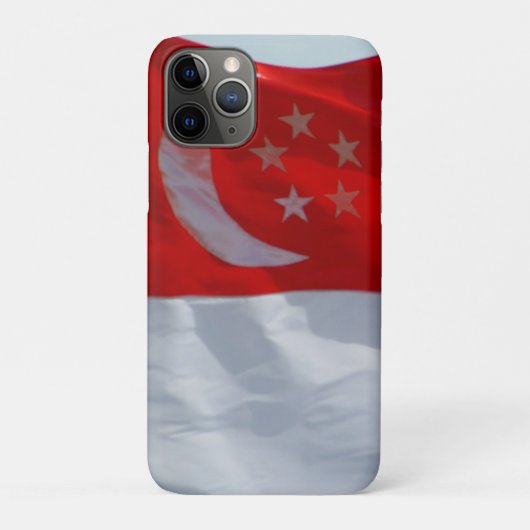 vlag van singaporea Case-Mate iPhone case (Achterkant)