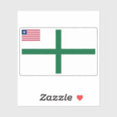 Vlag van Sinoe County, Liberia Sticker (Vel)